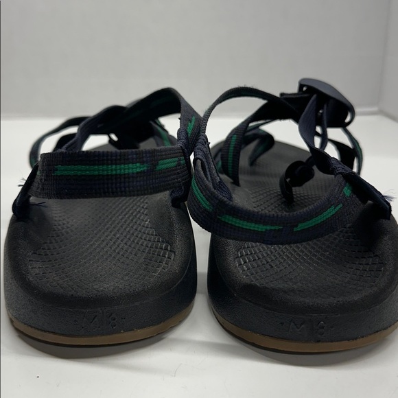 Chaco Z Cloud 2 Sandals Shoes Strappy Open Toe Shoe Navy Blue Green Men\'s Size 8 main image 4
